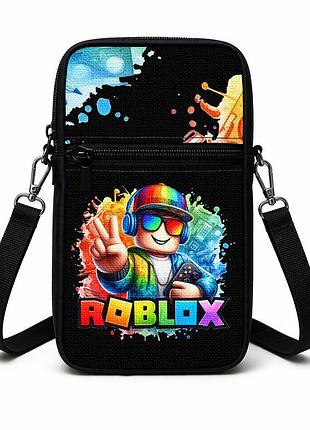 Сумка-чехол для телефона roblox детская через плечо, водонепроницаемая мини-сумка (4808)