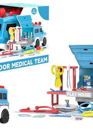 Лекарственный набор bx16 в коробке в форме машинки р.28,5x18x21 см yg toys