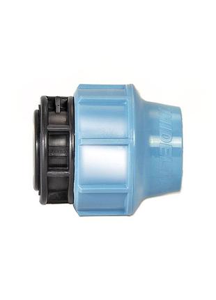 Заглушка быстрозажимная компрессионная ø 20 pn16 pp-b unidelta 1012 для пластиковой пэ и пнд трубы