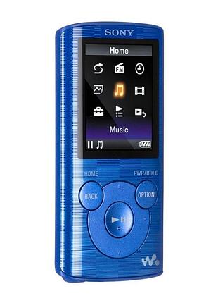 Mp3 плеєр sony walkman new-e384 blue 8gb