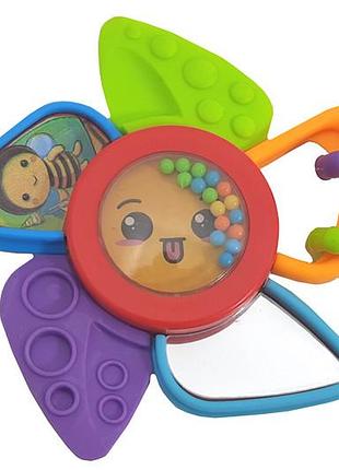 Погремушка 8398-16 с прорезывателем, в шарик р.20x3x15 см yg toys