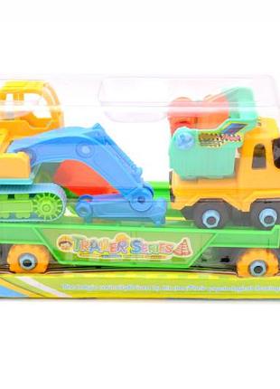 Автовоз конструктор 8639 в ковпаку р.43x15x10 см yg toys