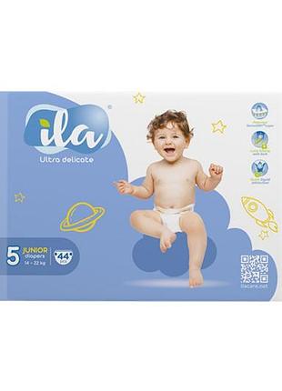 Подгузники ila ultra delicate "5 junior 14-22кг, 44шт в уп