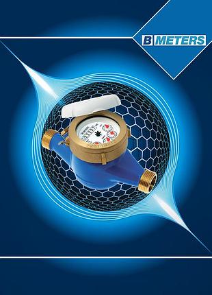 Счетчик холодной воды 1 1/2" b meters gmdm-i сухоходный крыльчатый, вертикальный горизонтальный монтаж