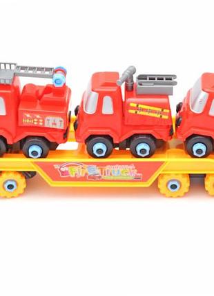 Автовоз конструктор 8637 в ковпаку р.43x15x10 см yg toys