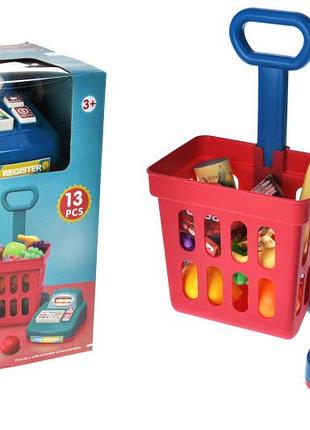 Набор супермаркет xg2009a с тележкой, в коробке р.30x16x20,5 см yg toys