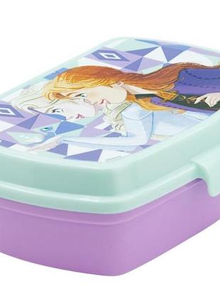 Ланч-бокс пластиковий 5,6х14,0х17,0 см "frozen ice magic" 74274