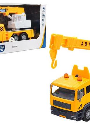 Машина автокран 510253.270 со светом и звуком, в коробке technodrive