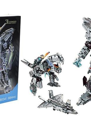 Конструктор 88034a "трансформер" 884 дет. в коробці р.40,5x9,5x59,5 см yg toys