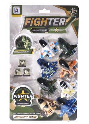 Набір літаків інерційних 134-8a на блістері р.33x20,2x4 см yg toys