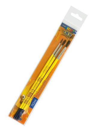 Набор из 3-х кистей zb.6963pr-2 "пони круглый" 2, 4, 6, smart line zibi
