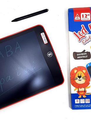 Планшет для рисования 1202 lcd writing tablet 12' монохромный р.28x19x0,8см yg toys