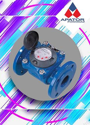 Фланцевый счетчик холодной воды турбинный dn125 apator powogaz mwn 125 (хв) механический промышленный