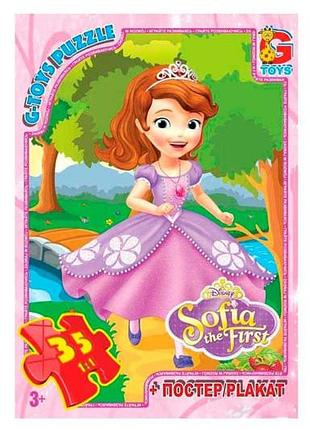Пазли 35 ел. тм "g-toys" из серии "софия прекрасна" sf005