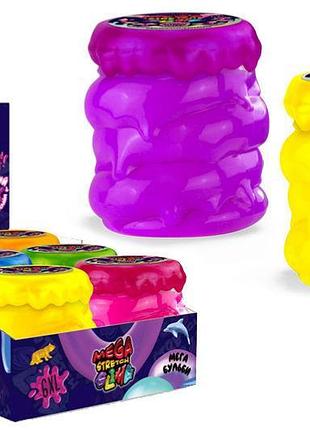 Слайм slm-13-01u "mega stretch slime" 400 гр, в дисплеї 6 шт. danko