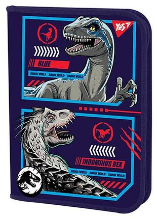 Папка для зошитів yes пластикова на блискавці в5 jurassic world 491966