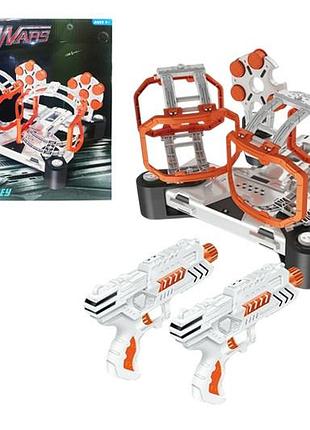 Тир игровой набор, 2 бластера, 24 поролоновых патона, короб. 70*58см в3229