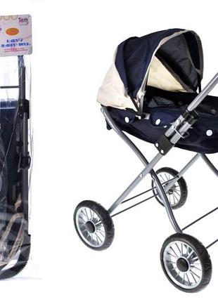 Тележка для кукол cs7716d в шарик р.54x30x57 см yg toys