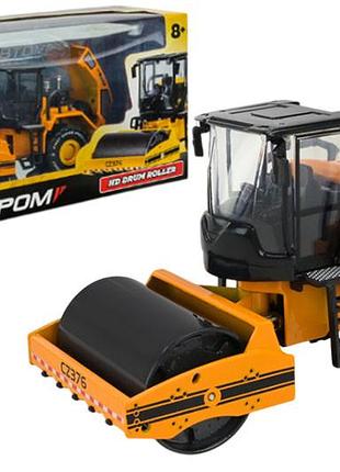 Коток однобабанный 68376(ap7757)1:50,металлический, батарейка,свет,звук,подвижные детали, в коробке р.26.5x13.5x8.5см автопром