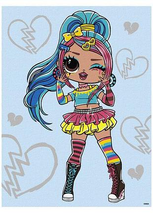 Набор для росписи по номерам 30x40 см kho6278 "l.o.l. tweens emma emo" ideyka
