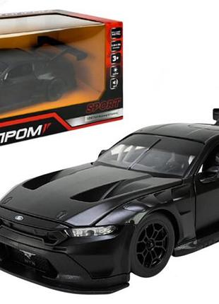Машина автопром металлическая 661293 1:24 ford mustang gt3 2024, бат, свет, звук, откр.двери, у короб. 24,5x12см