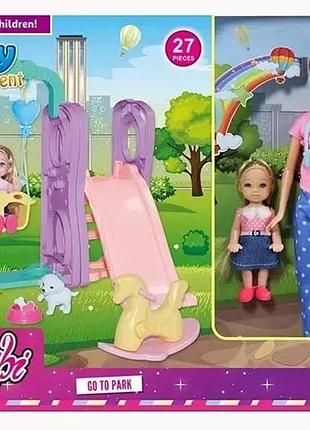 Набір ляльок wg229 з гіркою, в коробці р.42x6x32 см yg toys