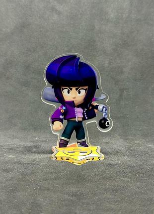 Акриловая коллекционная фигурка brawl stars биби (bibi) 1 10 см