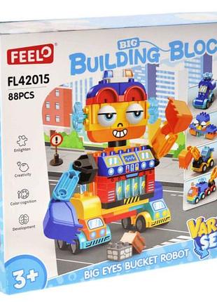 Конструктор fl42015 "робот" 88 дет. р.30x8x26 см yg toys