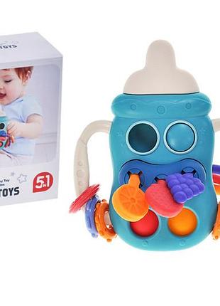 Погремушка тягучка 688-7 в коробке р.11x12x6 см yg toys