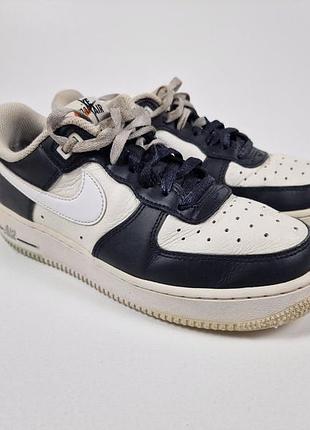 Кросівки nike air force 1 low gs «чорний фантомно-білий» fd2593-002