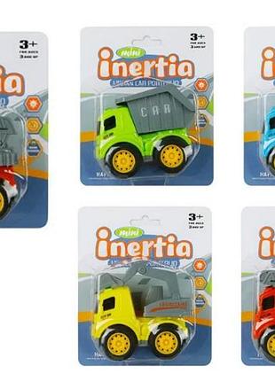 Машина будтехніка by2035 інерційна, 4 види, на блістері yg toys
