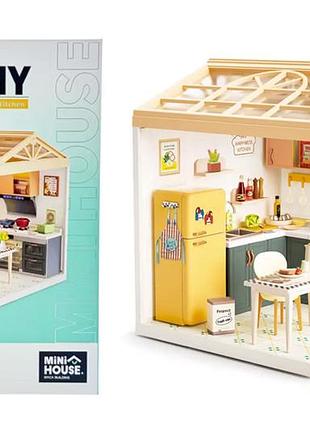 Конструктор-румбокс 8005 кухня (світло)-серії "інтер'єр" mini house