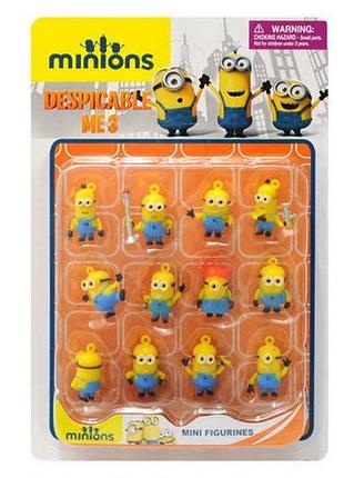 Набор фигурок по мотивам мультфильма на блистере 12 шт. 150750 р.26,5*17,5см.