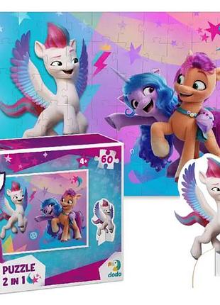 Пазли - 60 елм. - 200137 "my little pony. приключения санни, иззи и зипп" с фигуркой dodo