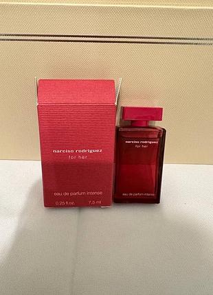 Narciso rodriguez for her edp intense 7,5 ml мініатюра