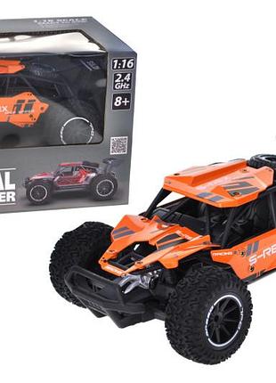 Автомобиль metal crawler с р/к - s-rex (оранжевый, металл. корпус, аккум.3,7v, 1:16)