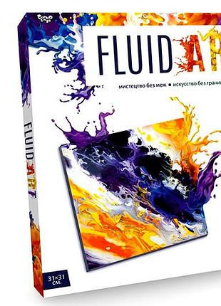 Набор для творчества fa-01-01,02,03,04,05 "fluid art" danko