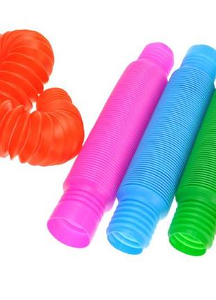Игрушка антистресс "pop tube" в шарик 5шт sg003 р.68*4,6*4,6см