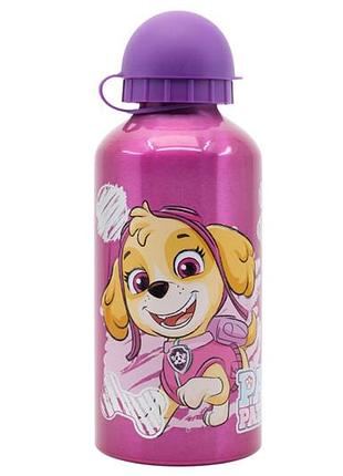 Бутылка детская металлическая 400мл "paw patrol girl sketch essense" 74534