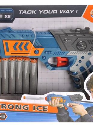 Бластер на поролоновых патронах fj7493 в коробке р.23x5.5x19.5 см yg toys