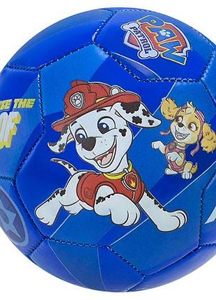 Мяч футбольный pp2509 no2, paw patrol pvc 100 гр, синий