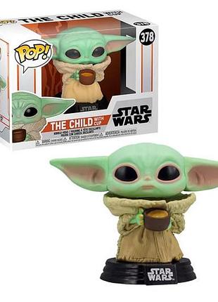 Игровая фигурка funko pop серии "мандалорец" 49933 малюк из чашкою