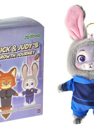 Игрушка-сюрприз мягкая брелок зоотропис zootopia 2 сезон в коробке 20см