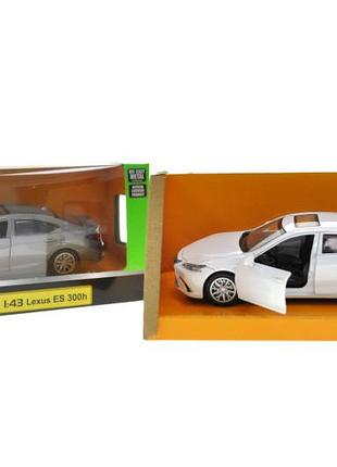 Машина металева "автопром" 4376, 1:43 lexus es300h, 3 кольори, відкриваються двері, в коробці р. 14,5*6,5*7см