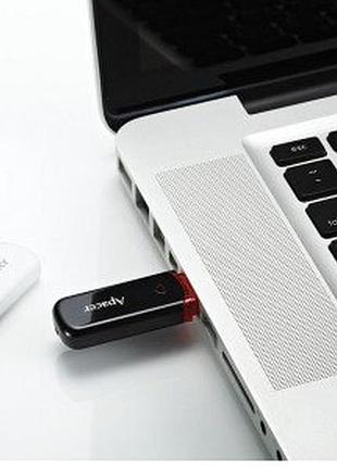 Флеш накопичувач usb flash 64gb apacer чорний