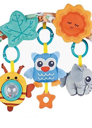 Дуга з брязкальцями 6079 в коробці р.35x34x6 см yg toys