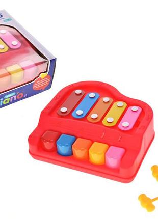 Ксилофон піаніно в коробці 802 р.19x18,6x8см yg toys