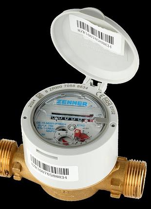 Счетчик холодной воды ду 20 zenner etkd-n r160 (без штуцеров)