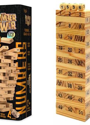 Настольная игра nt-01u "number tower" danko