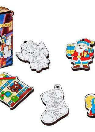 Новогодний бокс puz-01236 "разрисуй сам" puzzleok